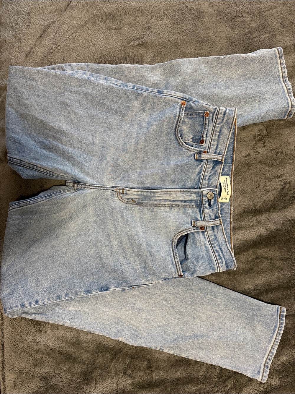 Abercrombie the 90s slim straight ultra high